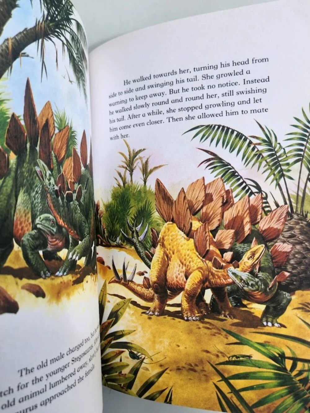 Vintage Dinosaurs And Prehistoric Creatures Education Learning Hardcover Book 97